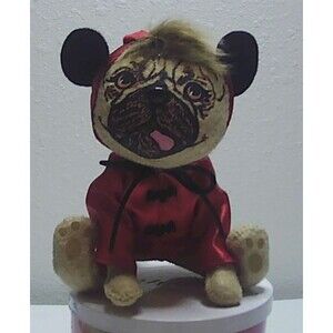Annalee 5" Devil Dog Pug with Red Cape 2013 - 300513    5"